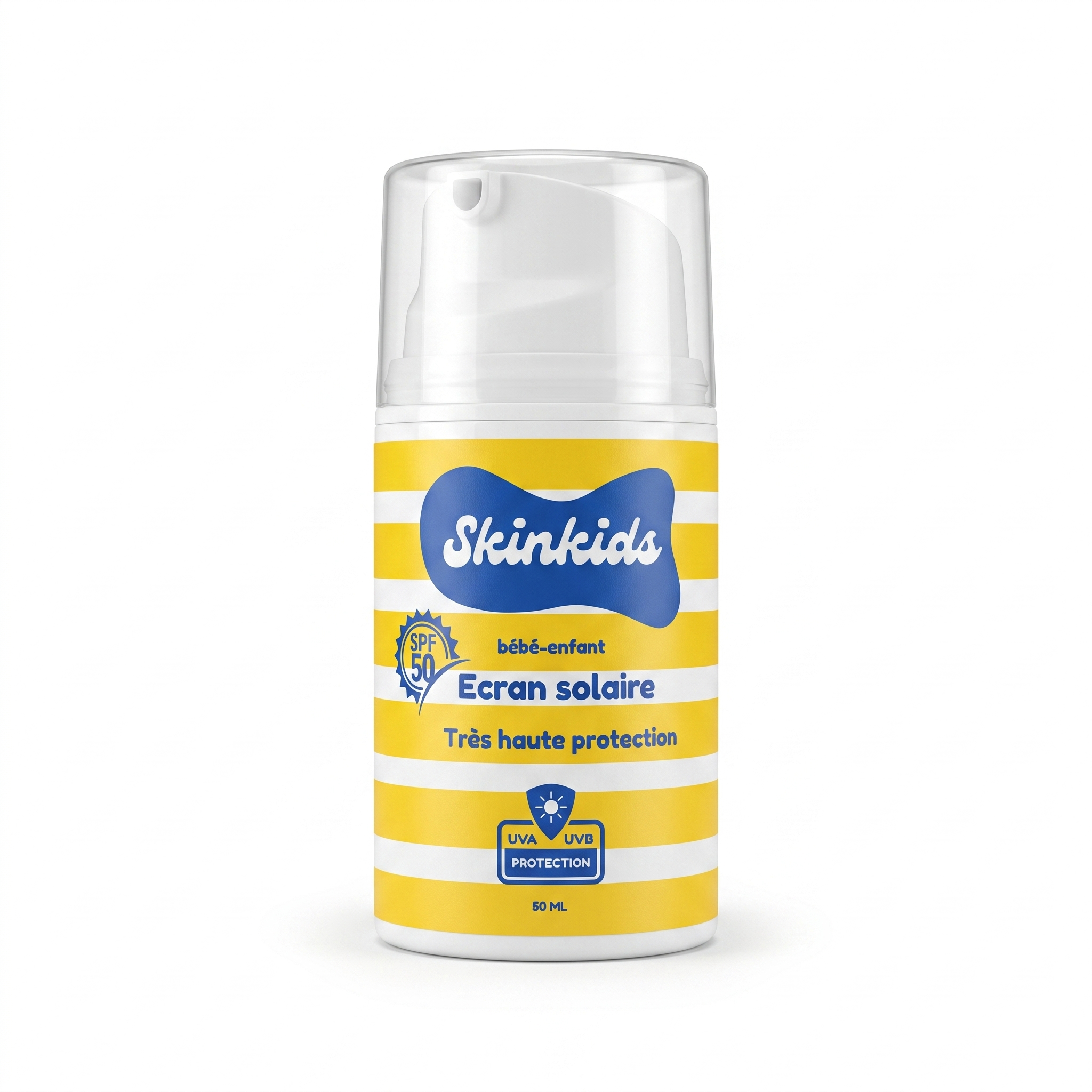 Écran Solaire Minéral Enfants SPF 50+ – Protection Douce UVA/UVB