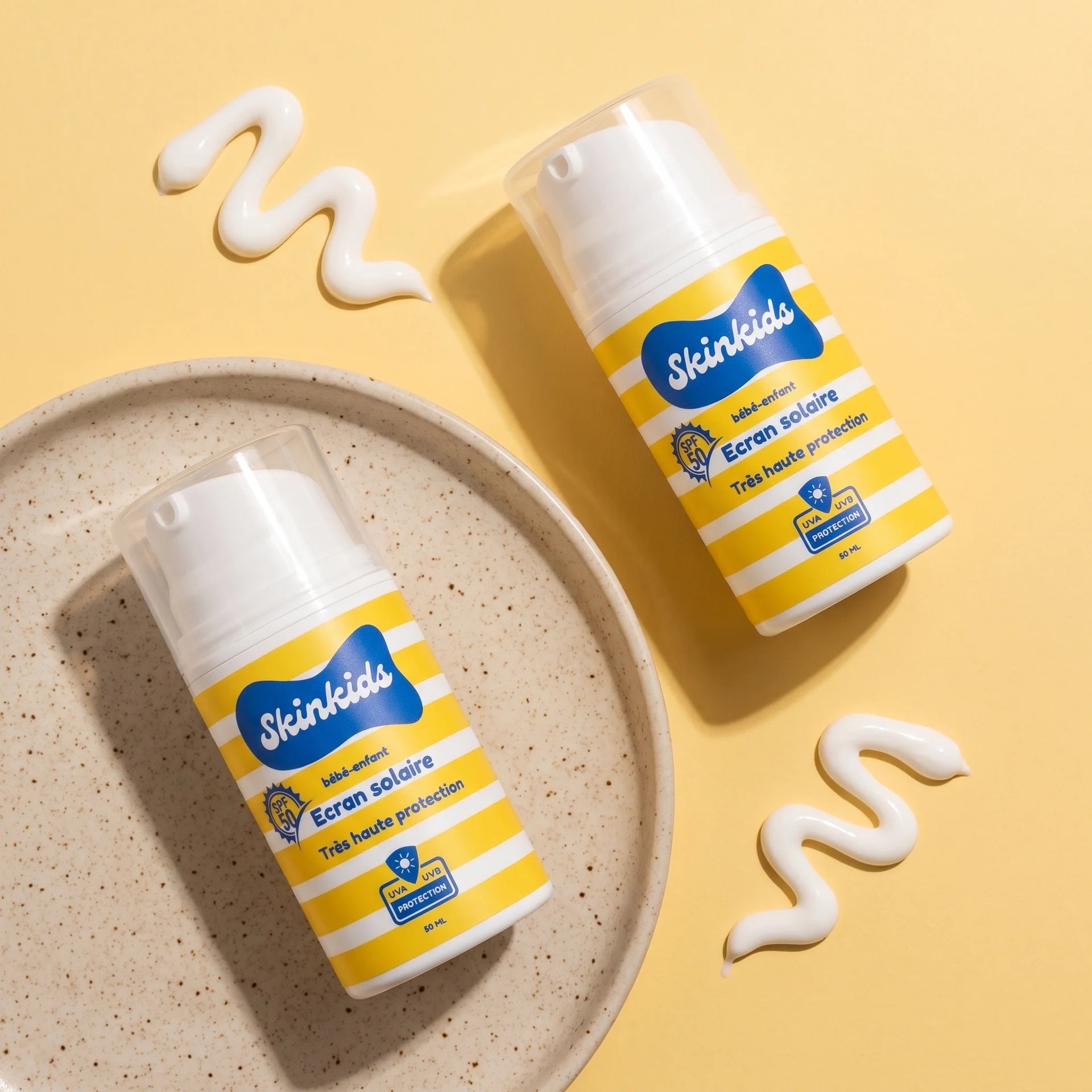 Écran Solaire Minéral Enfants SPF 50+ – Protection Douce UVA/UVB